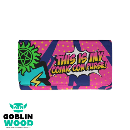 Comic Con - Supernatural Inspired AOP Purse - Goblin Wood Exclusive - Goblin Wood