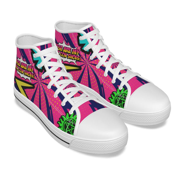 Comicon - Canvas Hi - Top Shoe - Supernatural Inspired - Goblin Wood Exclusive - Goblin Wood