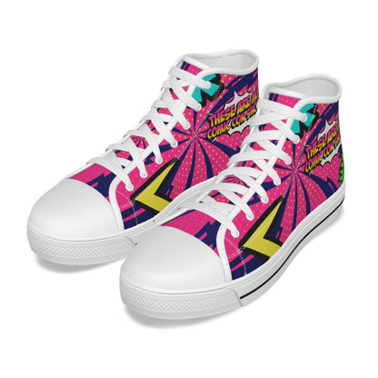 Comicon - Canvas Hi - Top Shoe - Supernatural Inspired - Goblin Wood Exclusive - Goblin Wood
