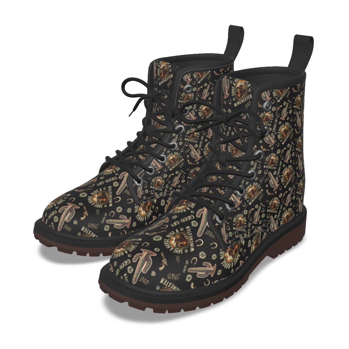 Cowboy Ride AOP Short Boot - Supernatural Inspired - Goblin wood Exclusive - Goblin Wood