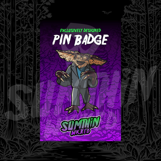 Cranium - Pin Badge - Gremlins Inspired - Sumthin Wicked Exclusive - Goblin Wood