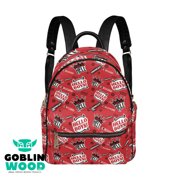 Crowley - AOP Print Mini Backpack - Supernatural Inspired - Goblin Wood Exclusive - Goblin Wood