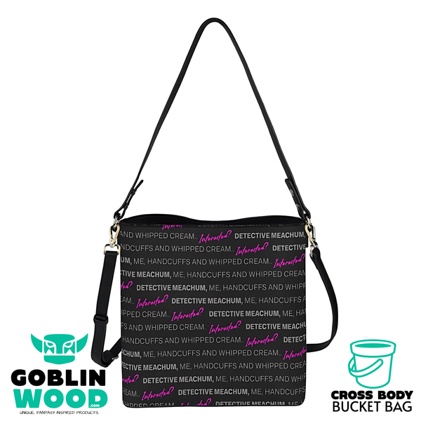 Cuffs and Cream - Cross Body Bucket Bag - Countdown Inspired - Goblin Wood Exclusive - Goblin Wood