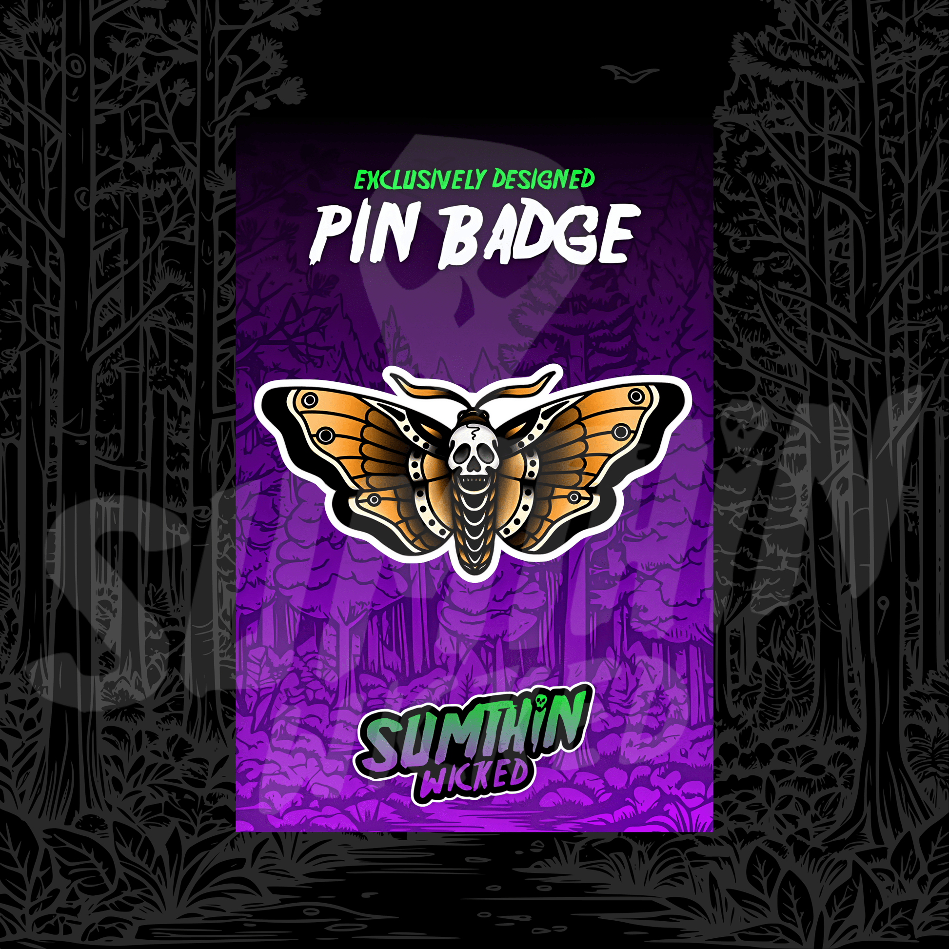 Darla - Acrylic Pin Badge - The Silence Of The Lambs Inspired - Sumthin Wicked Exclusive - Goblin Wood