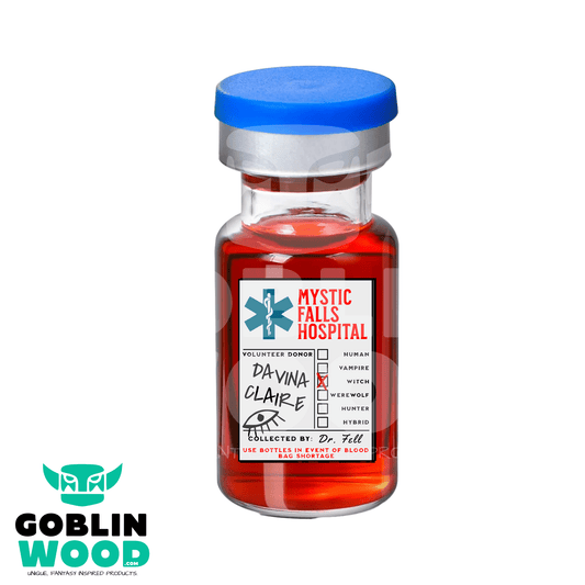 Davina Claire - Blood Vial - TVD Inspired - Goblin Wood Exclusive - Goblin Wood