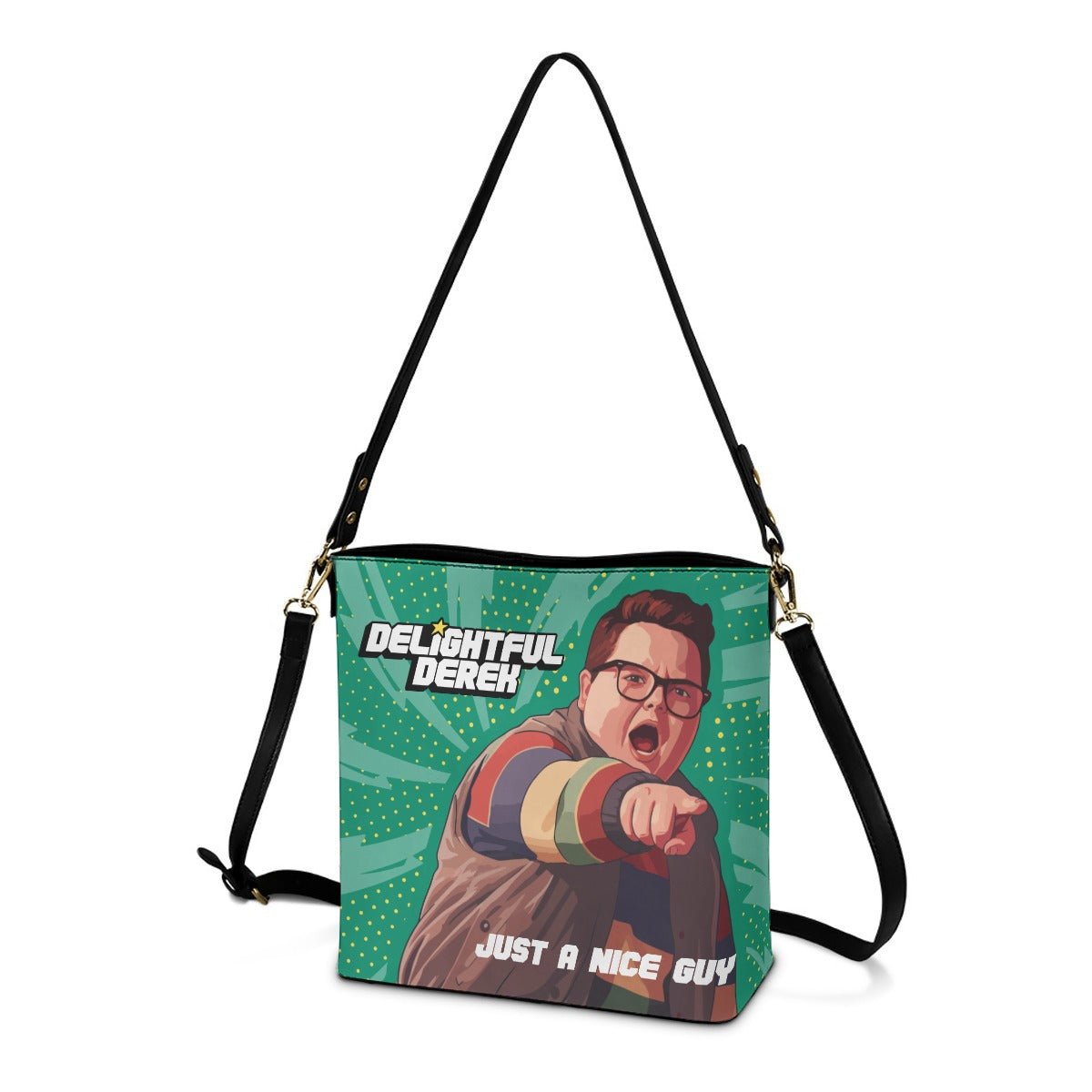 Delightful Derek - Crossbody Bucket Bag - Stranger Things Inspired - Goblin Wood Exclusive - Goblin Wood
