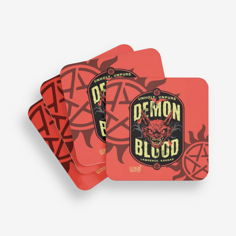 Demon Blood Coaster - Supernatural inspired
