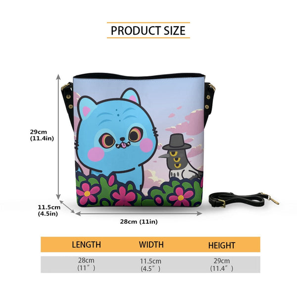 Derp - Crossbody Bucket Bag - KPop Demon Hunters Inspired - Goblin Wood Exclusive - Goblin Wood