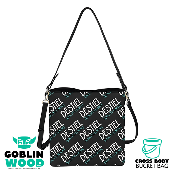 Destiel - Cross Body Bucket Bag - Supernatural Inspired - Goblin Wood Exclusive - Goblin Wood