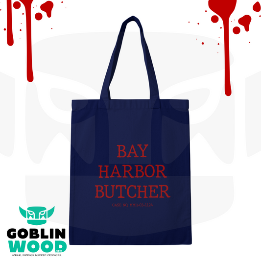 Bay Harbor Butcher - Navy Tote Bag - Goblin Wood Exclusive