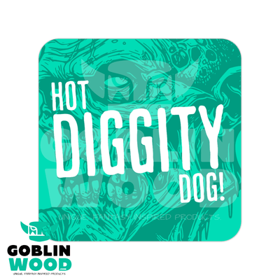 Diggity - Drinks Coaster - The Walking Dead Inspired - Goblin Wood Exclusive - Goblin Wood
