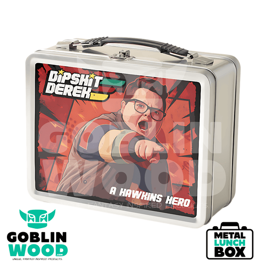 Dipshit Derek - Metal Lunch Box - Stranger Things Inspired - Goblin Wood Exclusive - Goblin Wood