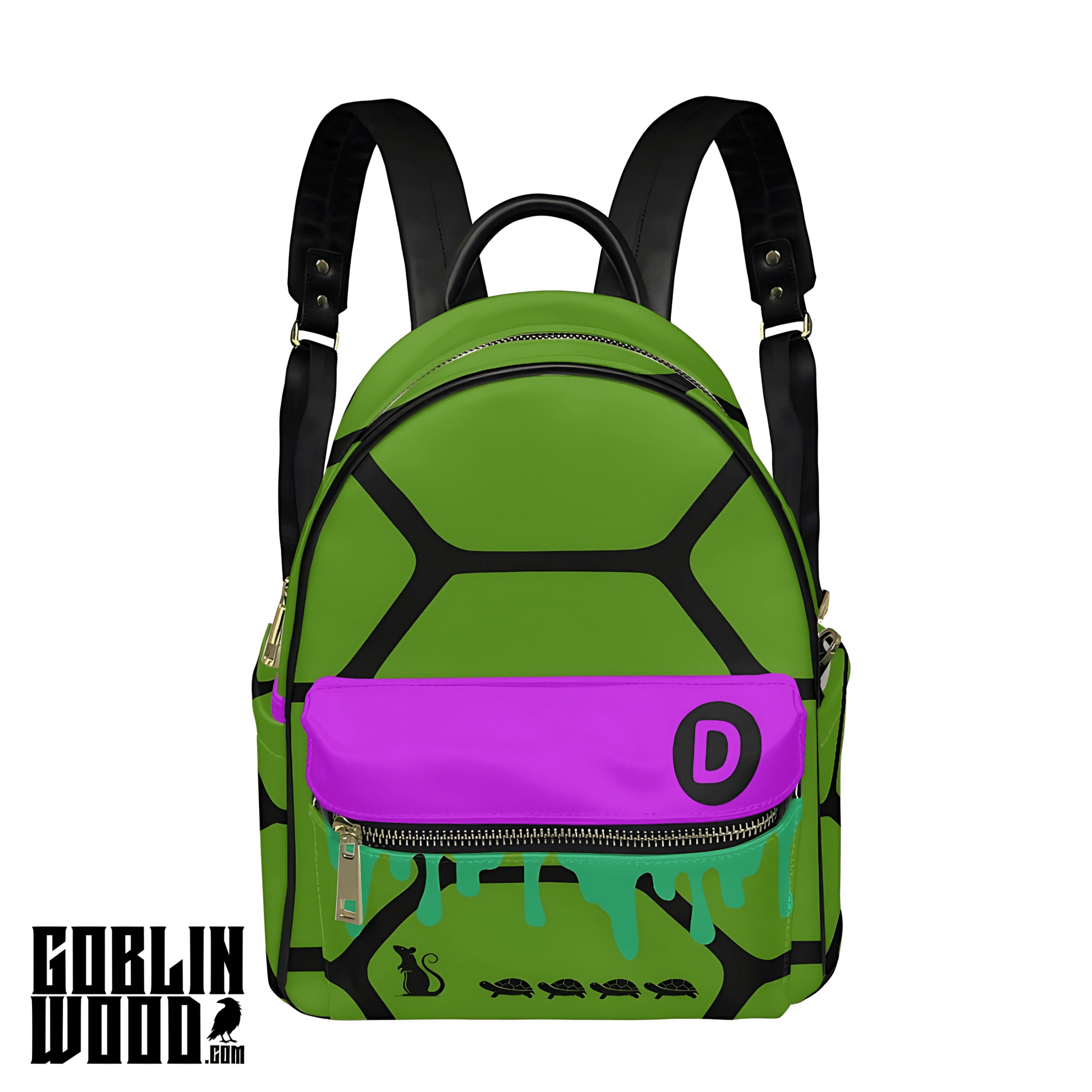 Donny - Mini Backpack - TMNT Inspired - Goblin Wood Exclusive - Goblin Wood