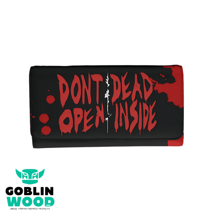Don't Open, Dead Inside - AOP Purse - The Walking Dead Inspired - Goblin Wood Exclusive - Goblin Wood