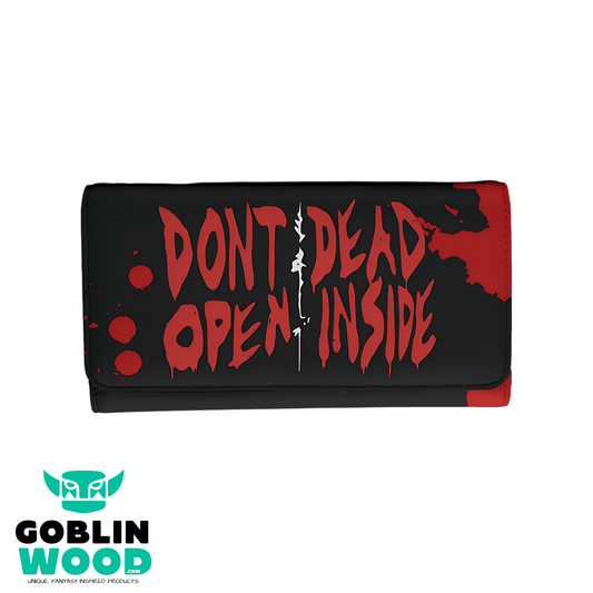 Don't Open, Dead Inside - AOP Purse - The Walking Dead Inspired - Goblin Wood Exclusive - Goblin Wood