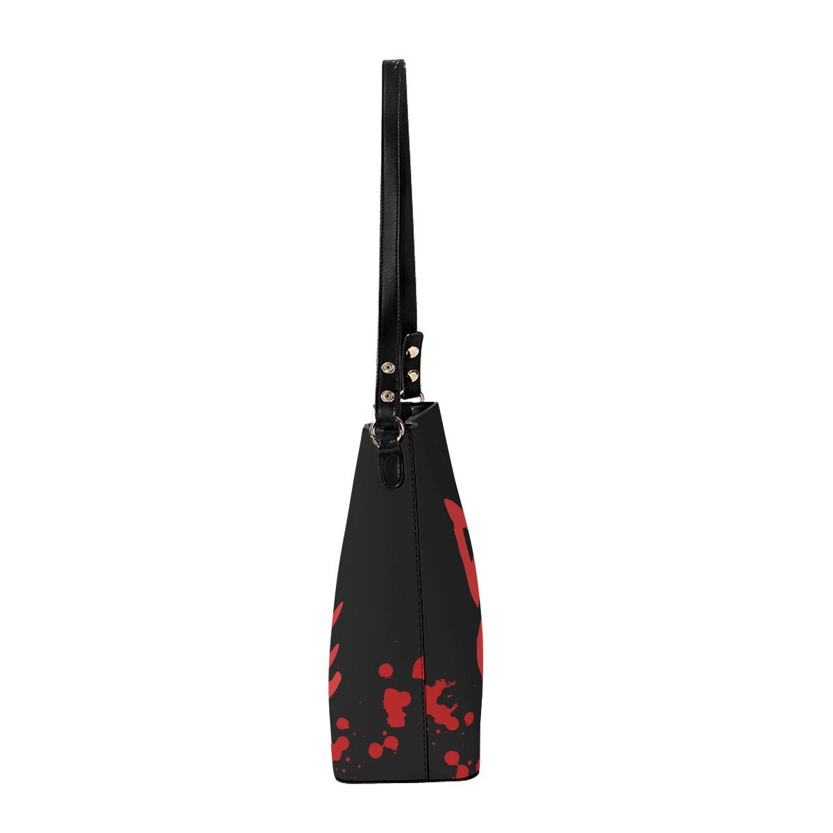 Don't Open, Dead Inside - Black Cross Body Bucket Bag - The Walking Dead Inspired - Goblin Wood Exclusive - Goblin Wood