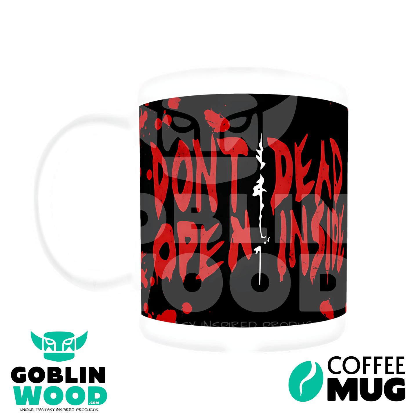 Don't Open, Dead Inside - Coffee Mug - The Walking Dead Inspired - Goblin Wood Exclusive - Goblin Wood
