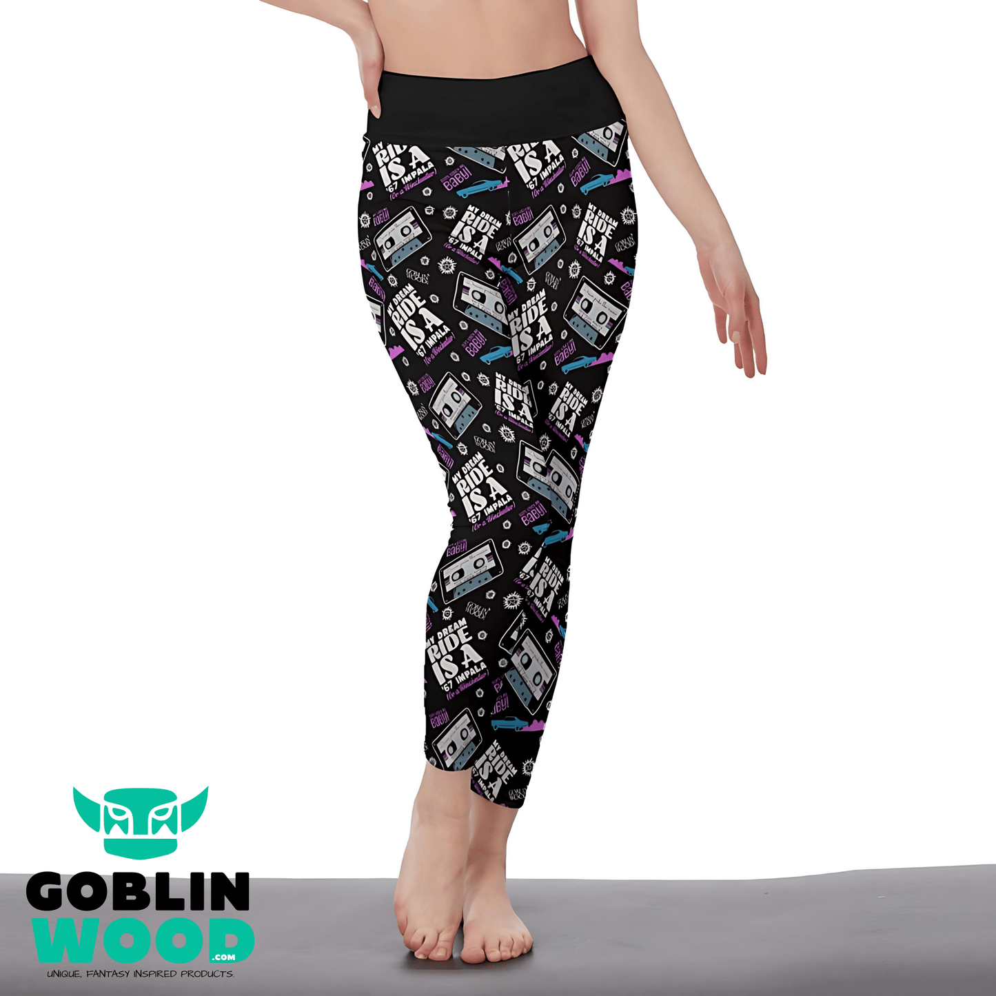 Dream Ride - AOP Ladies Leggings - Supernatural Inspired - Goblin Wood Exclusive - Goblin Wood