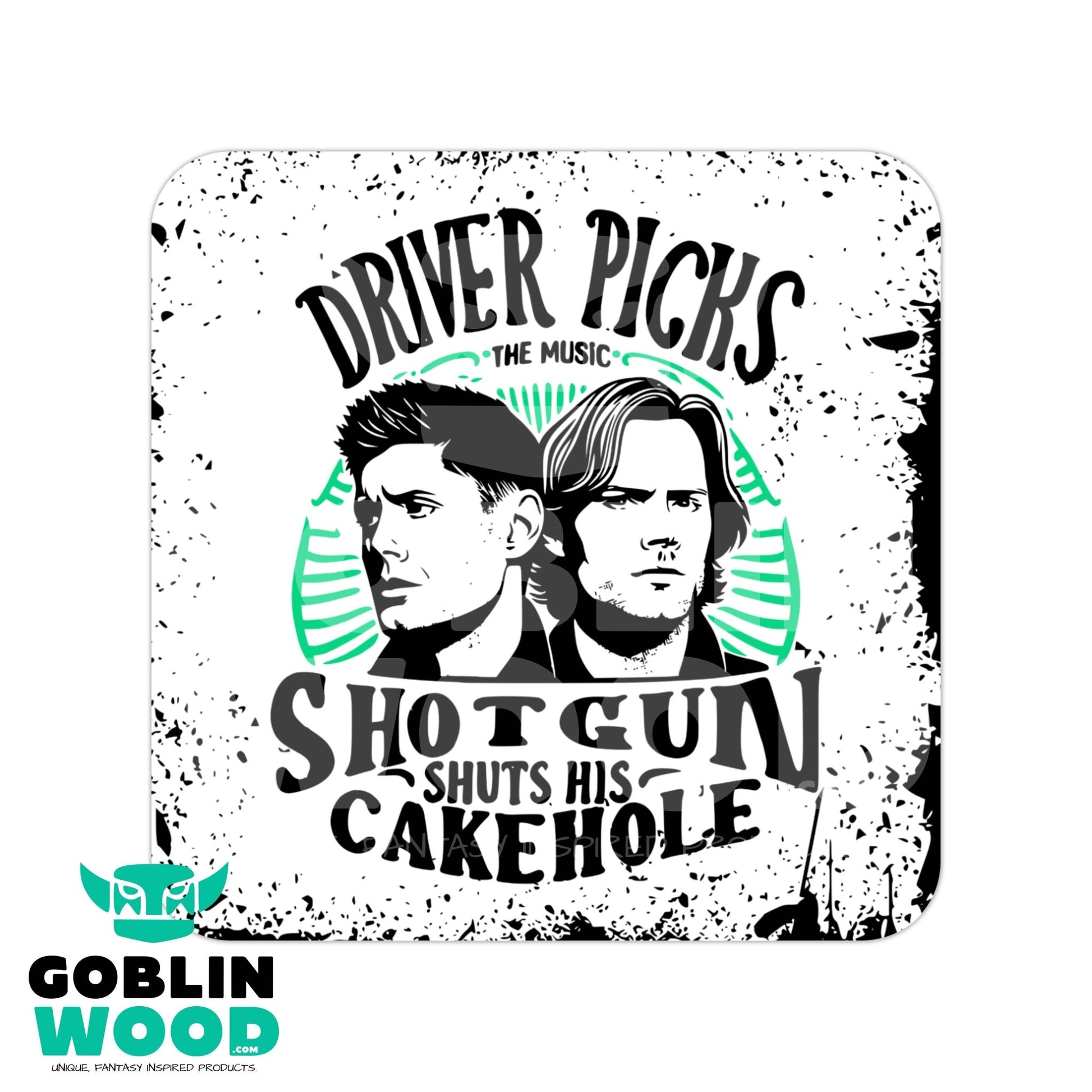 Driver - Drinks Coaster - Supernatural Inspired - Goblin Wood Exclusive - Goblin Wood