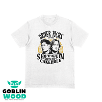 Driver - White Premium T-Shirt -  - Goblin Wood Exclusive