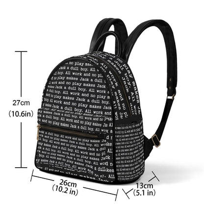 Dull Jack - AOP PU Mini Backpack - The Shining Inspired - Sumthin Wicked Exclusive - Goblin Wood
