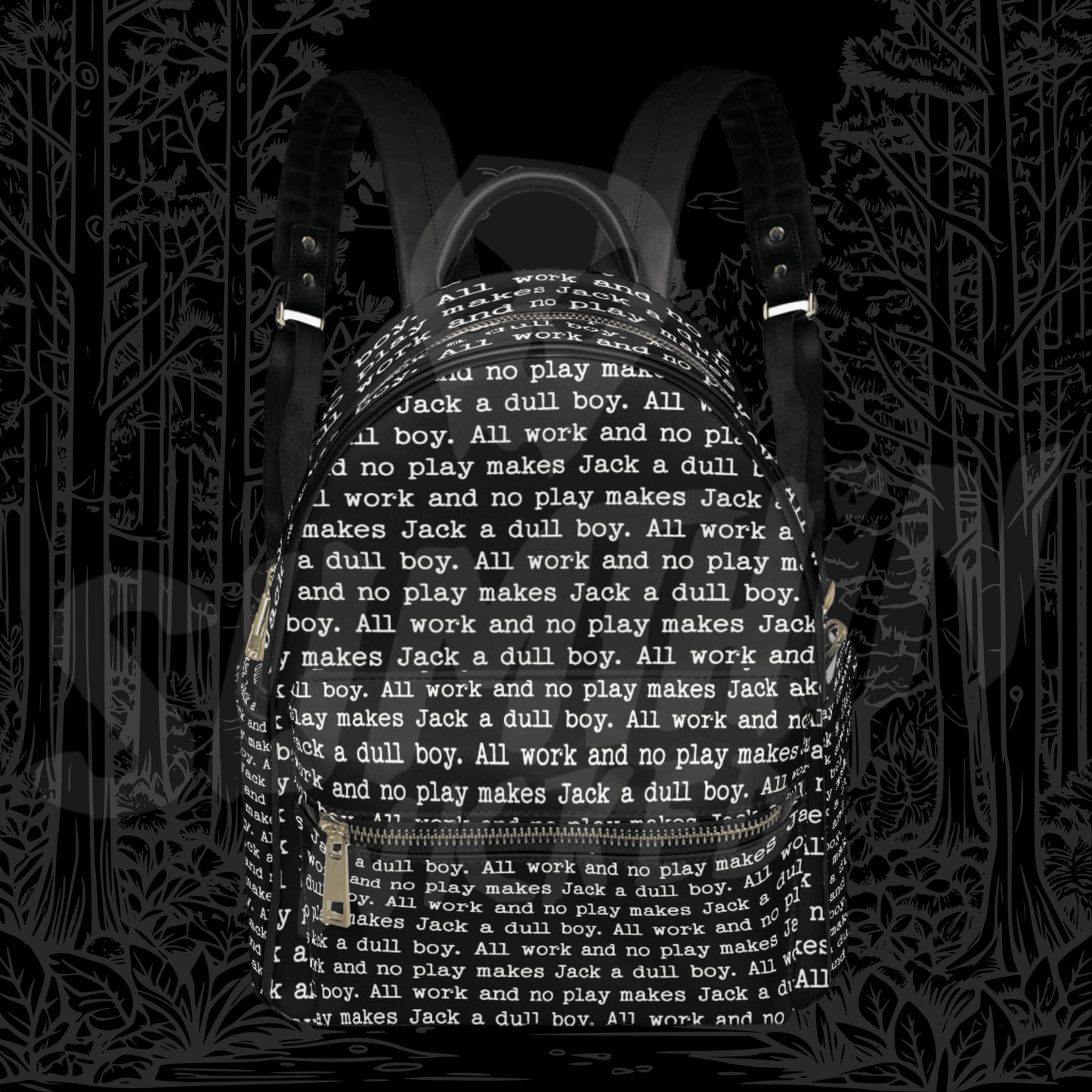 Dull Jack - AOP PU Mini Backpack - The Shining Inspired - Sumthin Wicked Exclusive - Goblin Wood