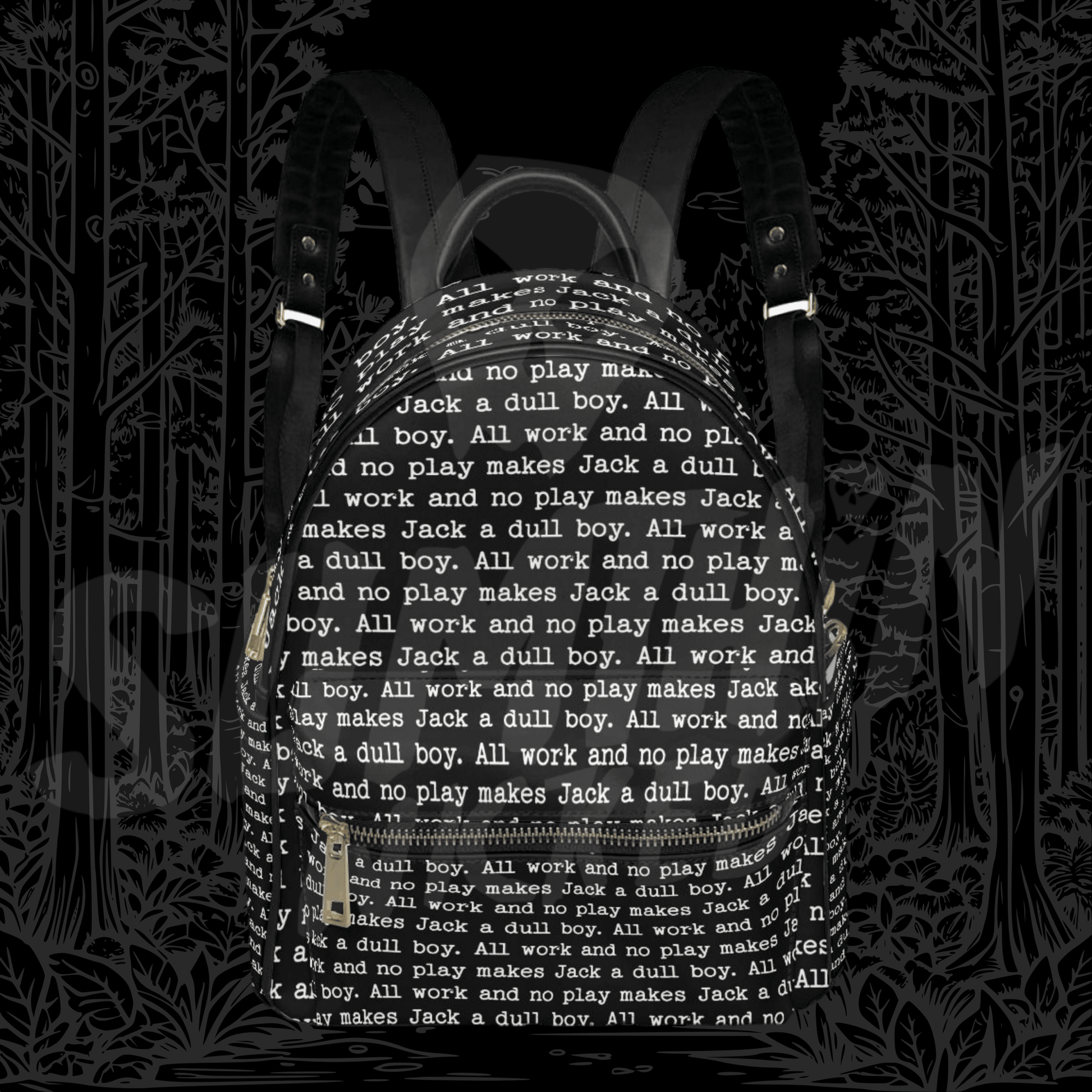 Dull Jack - AOP PU Mini Backpack - The Shining Inspired - Sumthin Wicked Exclusive - Goblin Wood