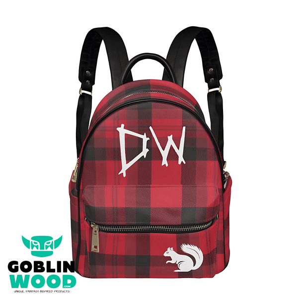 DW Plaid - Mini Backpack - Supernatural Inspired - Goblin Wood Exclusive - Goblin Wood