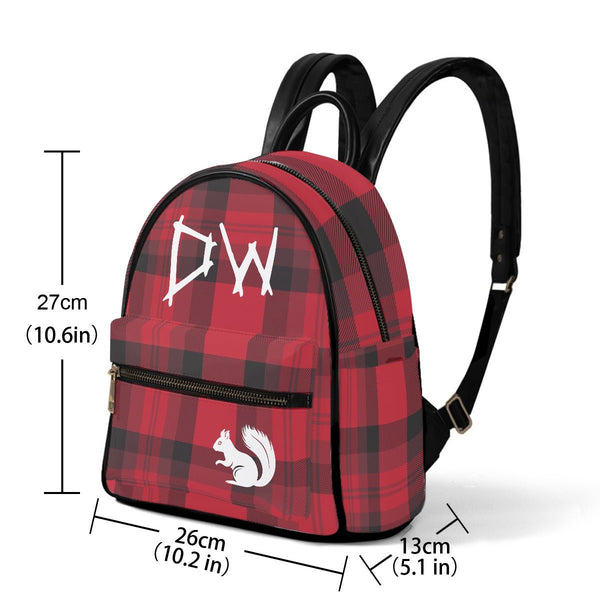 DW Plaid - Mini Backpack - Supernatural Inspired - Goblin Wood Exclusive - Goblin Wood