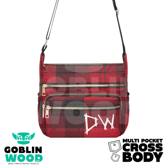 DW Plaid - Multi Pocket Crossbody - Supernatural Inspired - Goblin Wood Exclusive - Goblin Wood