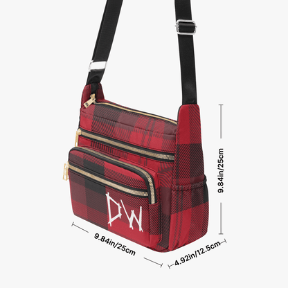 DW Plaid - Multi Pocket Crossbody - Supernatural Inspired - Goblin Wood Exclusive - Goblin Wood