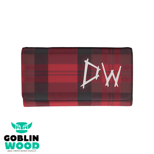 DW Plaid - PU Purse - Supernatural Inspired - Goblin Wood Exclusive - Goblin Wood