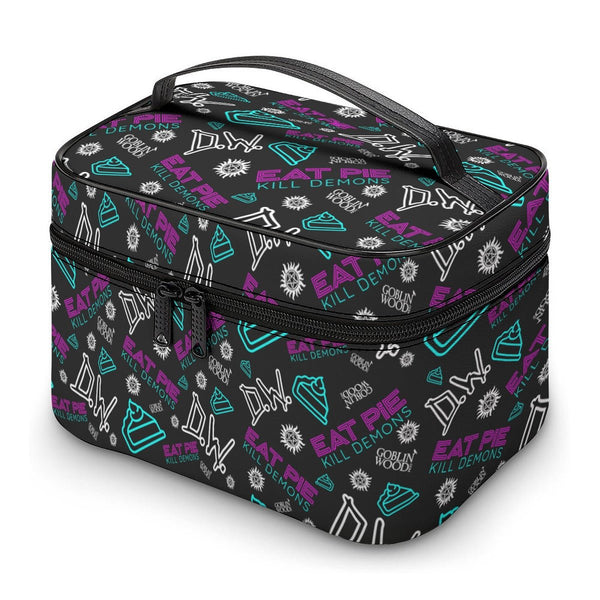 Eat Pie - AOP Toiletry Bag - Supernatural Inspired - Goblin Wood Exclusive - Goblin Wood