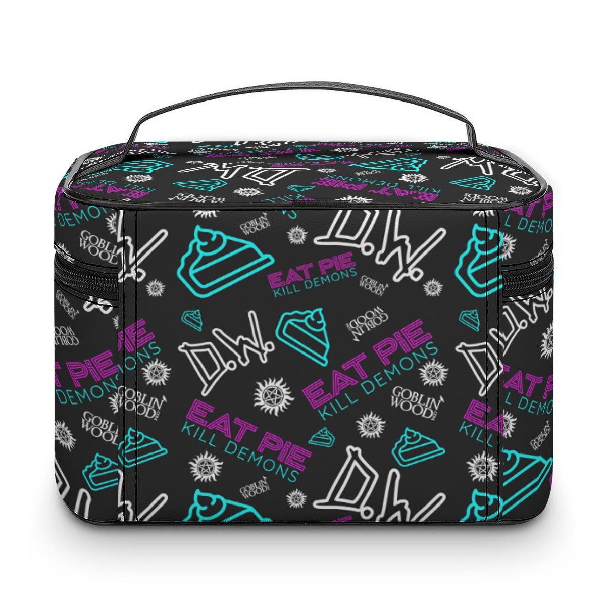 Eat Pie - AOP Toiletry Bag - Supernatural Inspired - Goblin Wood Exclusive - Goblin Wood