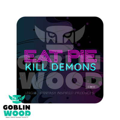 Eat Pie - Drinks Coaster - Supernatural Inspired - Goblin Wood Exclusive