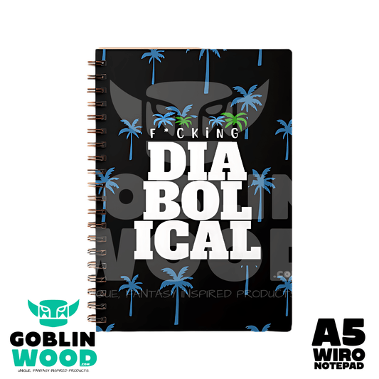 F*cking Diabolical - A5 Lined Notebook - The Boys Inspired - Goblin Wood Exclusive - Goblin Wood