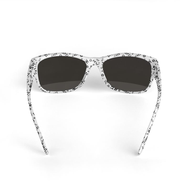 Initials (White) - AOP Sunglasses - Goblin Wood Exclusive