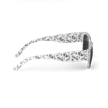 Initials (White) - AOP Sunglasses - Goblin Wood Exclusive