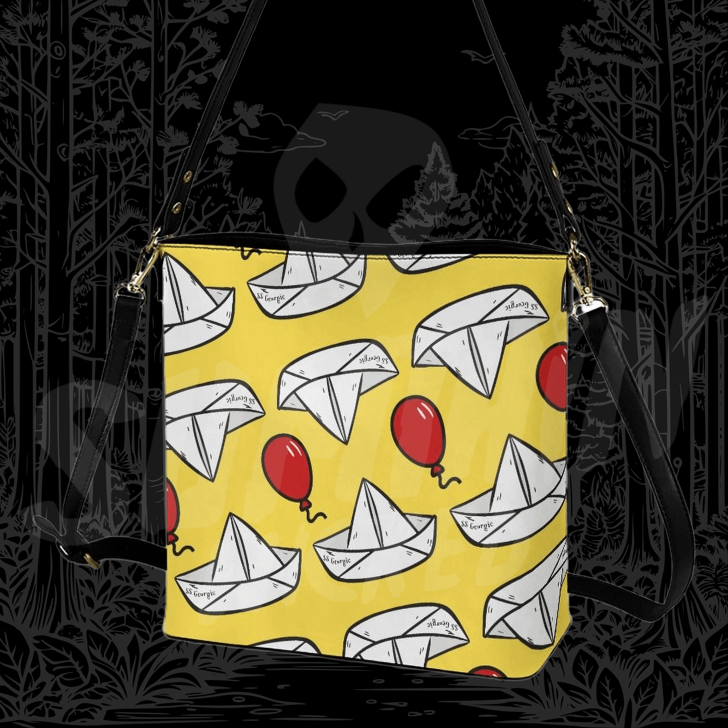 Float - Cross Body Bucket Bag - IT Inspired - Sumthin Wicked Exclusive - Goblin Wood