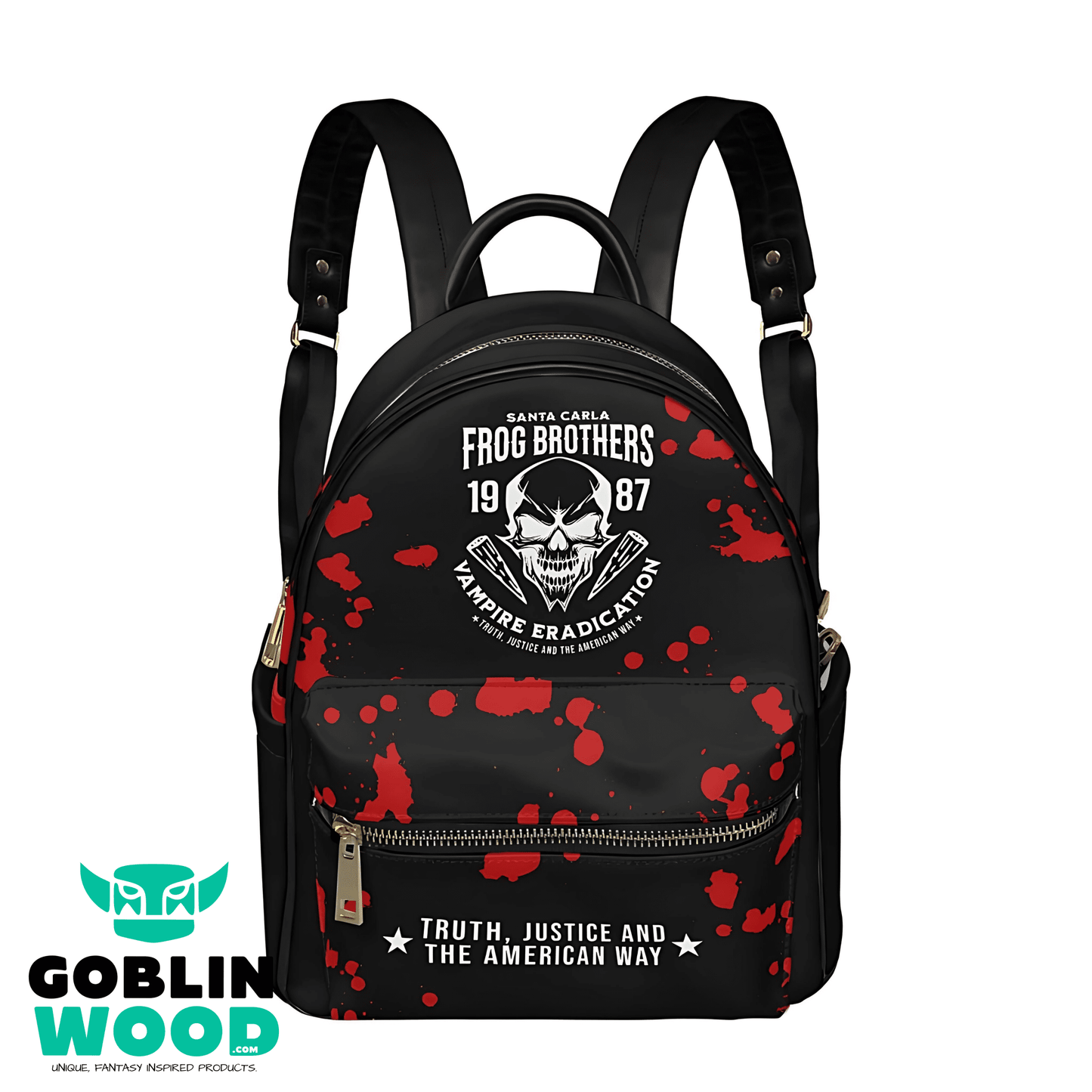 Frog Brothers - Mini Backpack - The Lost Boys Inspired - Goblin Wood Exclusive - Goblin Wood