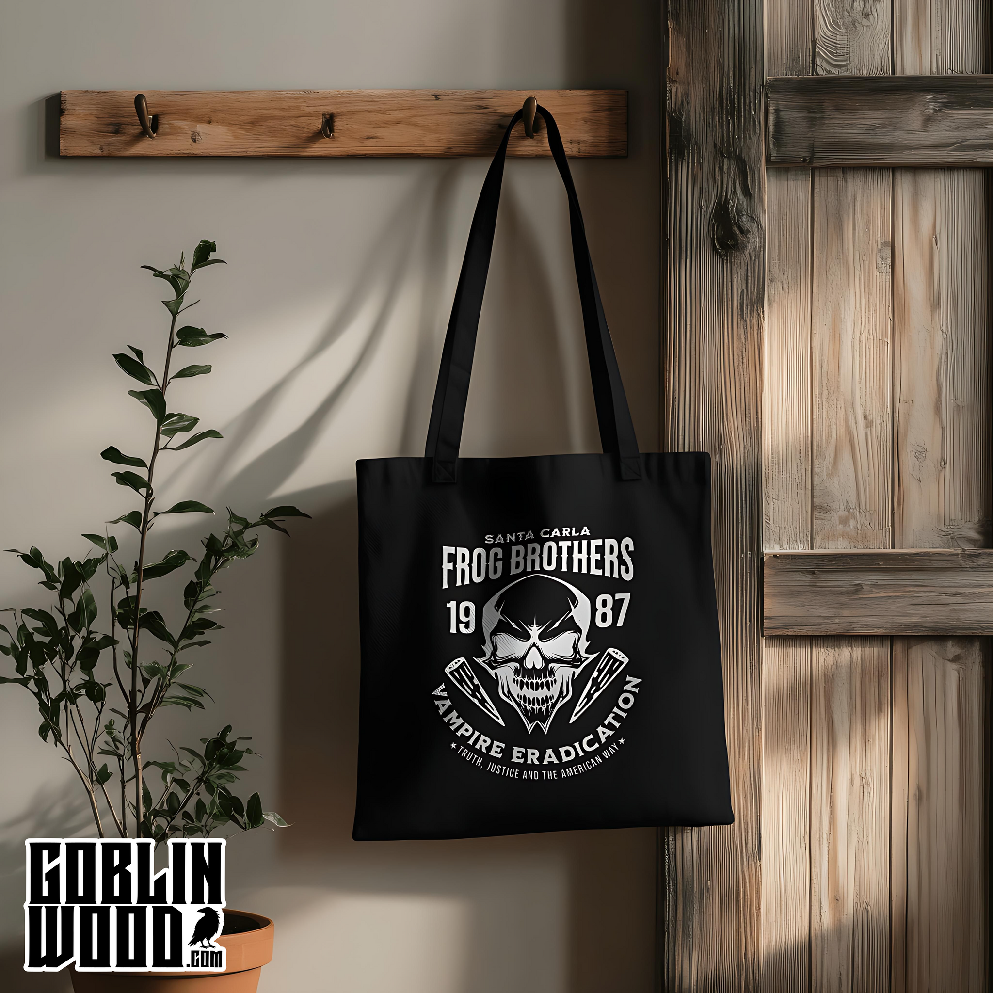 Frog Bothers - Tote Bag - The Lost Boys Inspired - Goblin Wood Exclusive