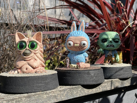 Fugubu | Naked Furby | Zombie - Hand Made Creation - Goblin Wood Exclusive - Goblin Wood