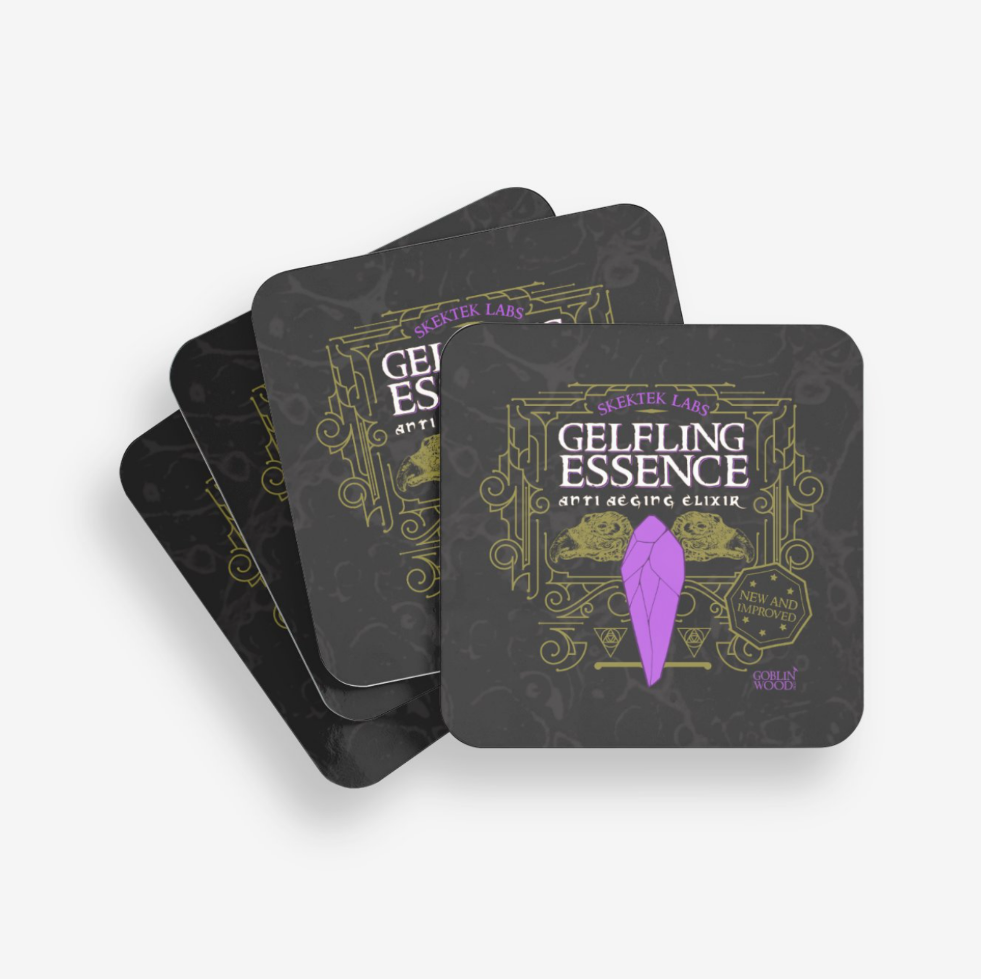 Gelfling Essence Coaster - The Dark Crystal Inspired