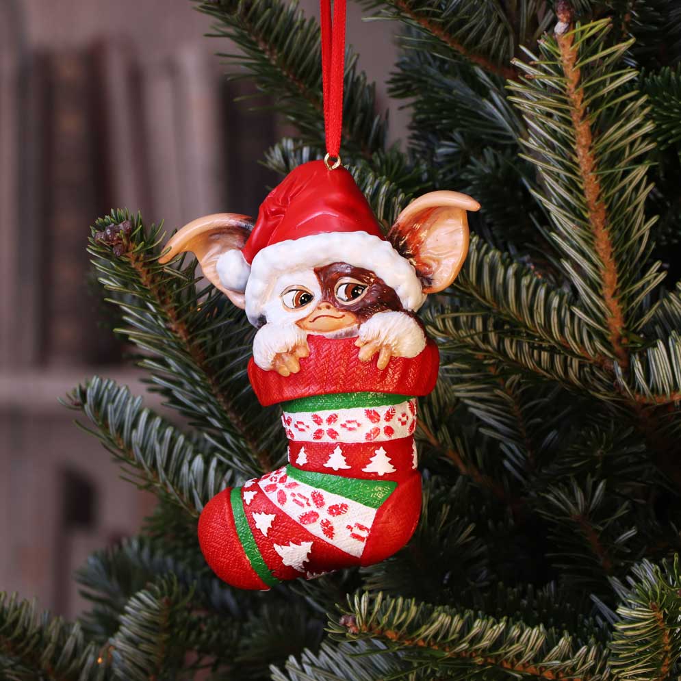 Gizmo - Stocking Hanging Ornament - Gremlins - Goblin Wood