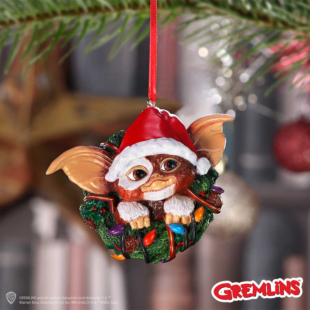 Gizmo - Wreath Hanging Ornament - Gremlins - Goblin Wood