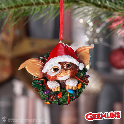 Gizmo - Wreath Hanging Ornament - Gremlins - Goblin Wood