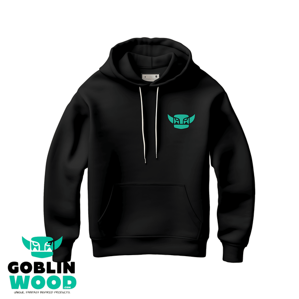 Goblin - Premium Back and Front Branded Black Hoody - Goblin Wood Exclusive - Goblin Wood