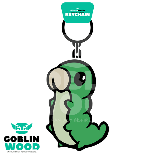 Grub - Acrylic Keychain - Hollow Knight Inspired - Goblin Wood Exclusive - Goblin Wood