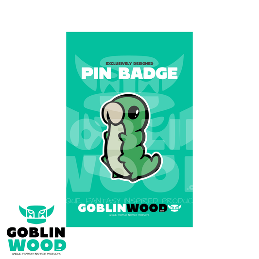Grub - Acrylic Pin Badge - Hollow Knight Inspired - Goblin Wood Exclusive - Goblin Wood