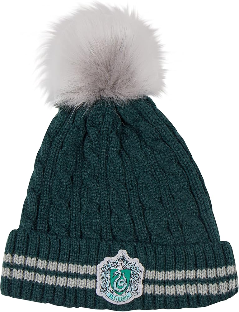 Harry Potter Slytherin Bobble Beanie - Goblin Wood